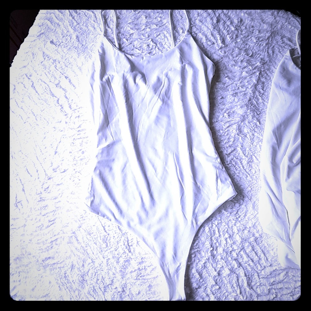 White Body Suit...(No wrinkles when worn)